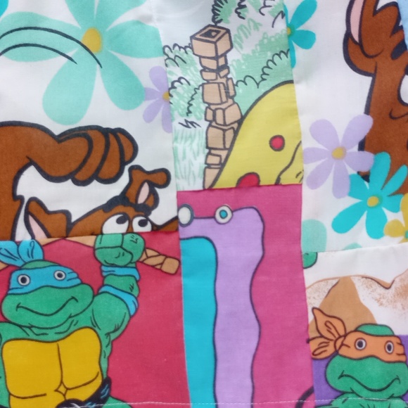 Vintage Custom Medley Pocahontas Lion King TMNT Polo Bear Bennygonia Shorts - Picture 3 of 12